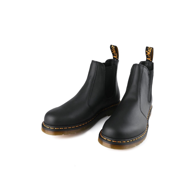 SEPATU BOOT PRIA DR MARTENS ORIGINAL DOCMART CHELSEA 2976 BLACK NAPPA