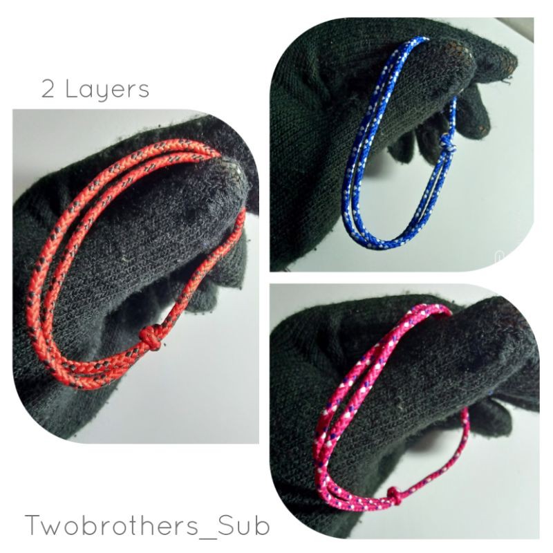 Gelang Tali Perusik 2 Layer