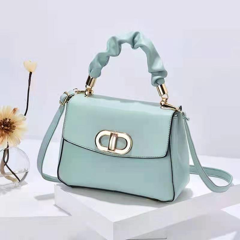 BQ 3102 RISCE TAS SELEMPANG PEGANGAN KERUT IMPORT WANITA CEWEK PEREMPUAN JAKARTA BATAM