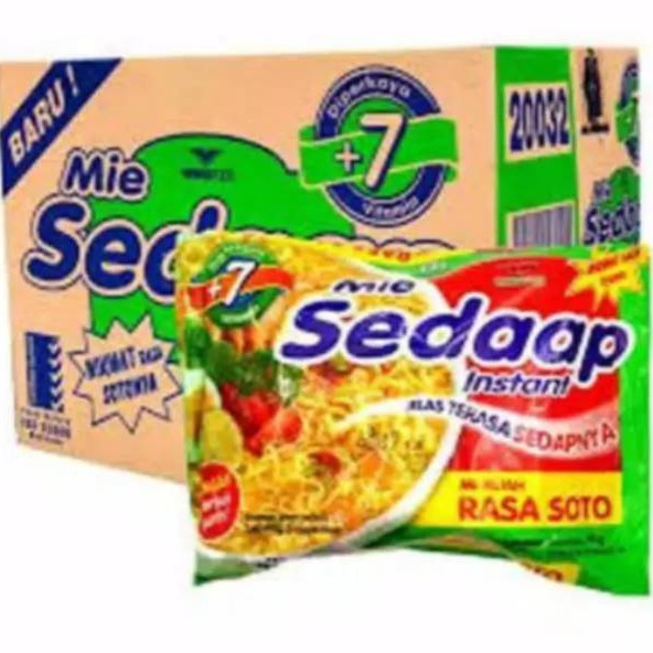 

mie sedaap soto dus isi 40 bungkus