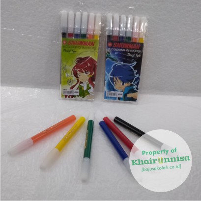 

SPIDOL SNOWMAN 6 WARNA