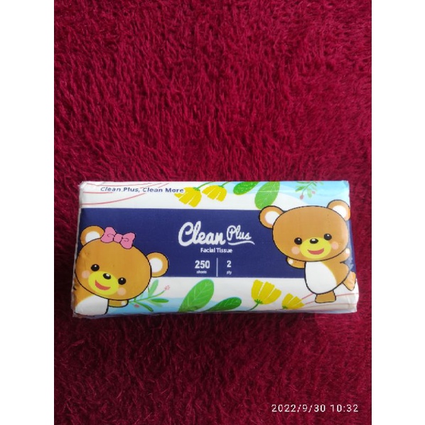Tisu CleanPlus 250 Sheets 2ply Facial tissue