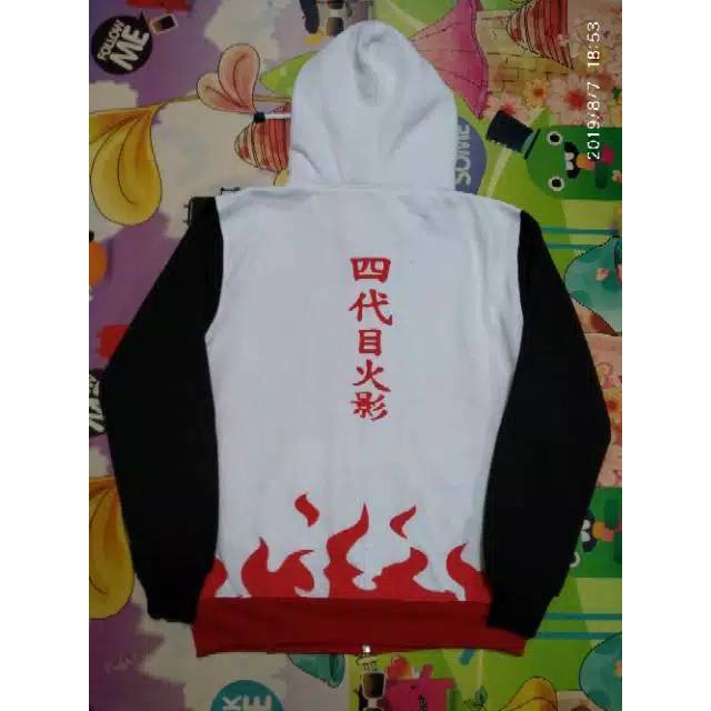 jaket hokage white