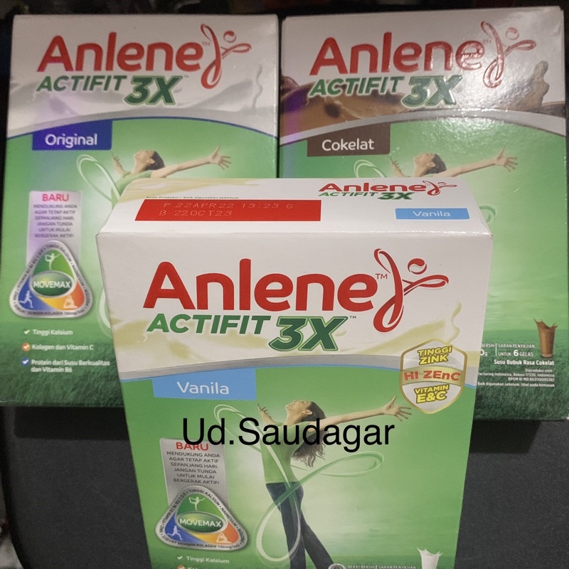 

Susu Anlene Actifit Original | Cokelat | Vanila 240Gr / 250Gr