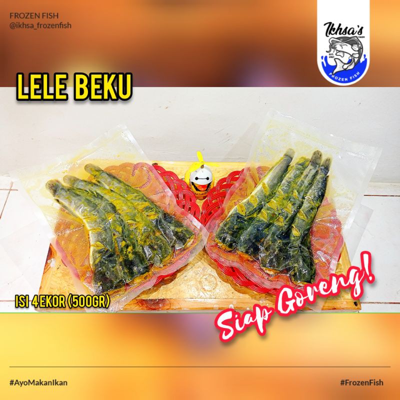 

FrozenFish LELE Bumbu Kuning / Siap Goreng Halal Isi 4 Ekor