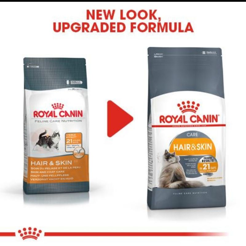 ROYAL CANIN CAT HAIR &amp; SKIN CARE 2KG makanan kucing catfood kering kibble