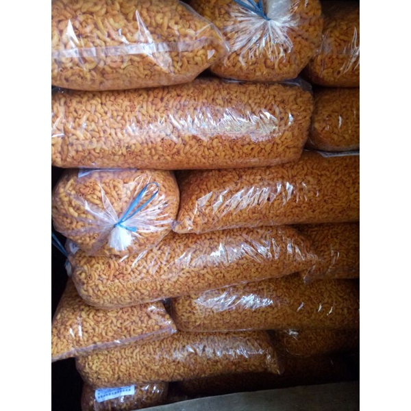 

Bella Belli Makaroni Pipa Bantat Pedas 1 Kg Makaroni Bantat Gurih Dan Renyah Mateng Siap Makan