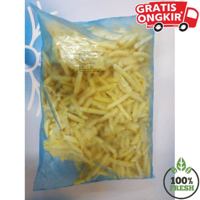 

KENTANG PREMIUM PACK POLOS 2500G / FRENCH FRIES 2.5KG