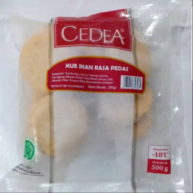 

Cedea kue ikan rasa pedas 500gr