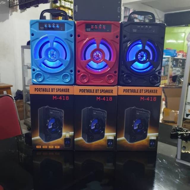 Speaker Bluetooth Besar M418 Standing Good Quality Speaker Bluetooth Salon Mini Jbl M 418 M408 Shopee Indonesia