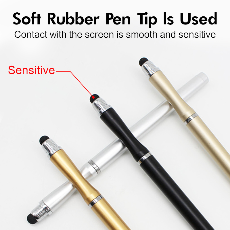 Universal 2 In 1 Pulpena Stylus Capacitive Pencil Multifunction Touch Screen Stylus Pen Android IOS