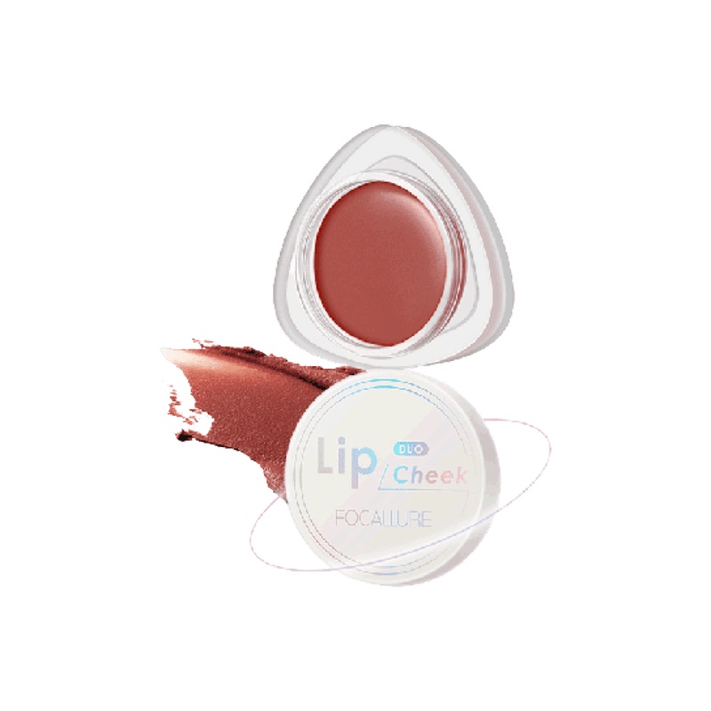 [COSMETIZE] Focallure Creamy Lip & Cheek Duo - Dual-use Lip Mud Lip clay & Velvet-hazy Matte Blush o