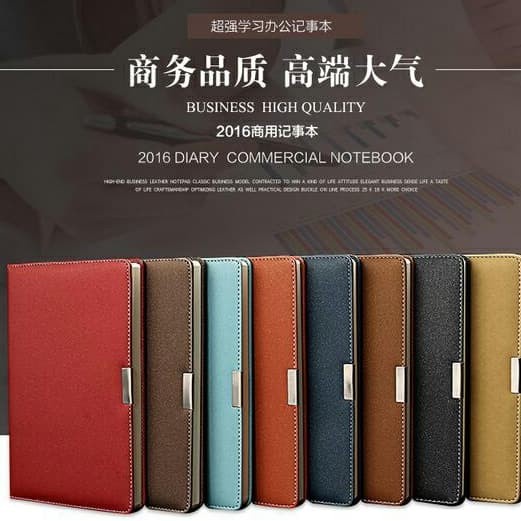 

Terlaris Buku Catatan Bisnis Cover Kulit Agenda Notes Binder Promo