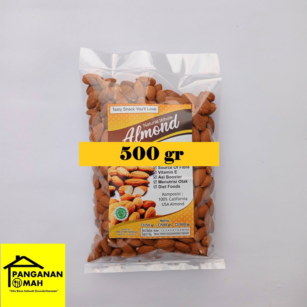 

Kacang Almond Panggang Kupas 500gr - Blue Diamond California USA