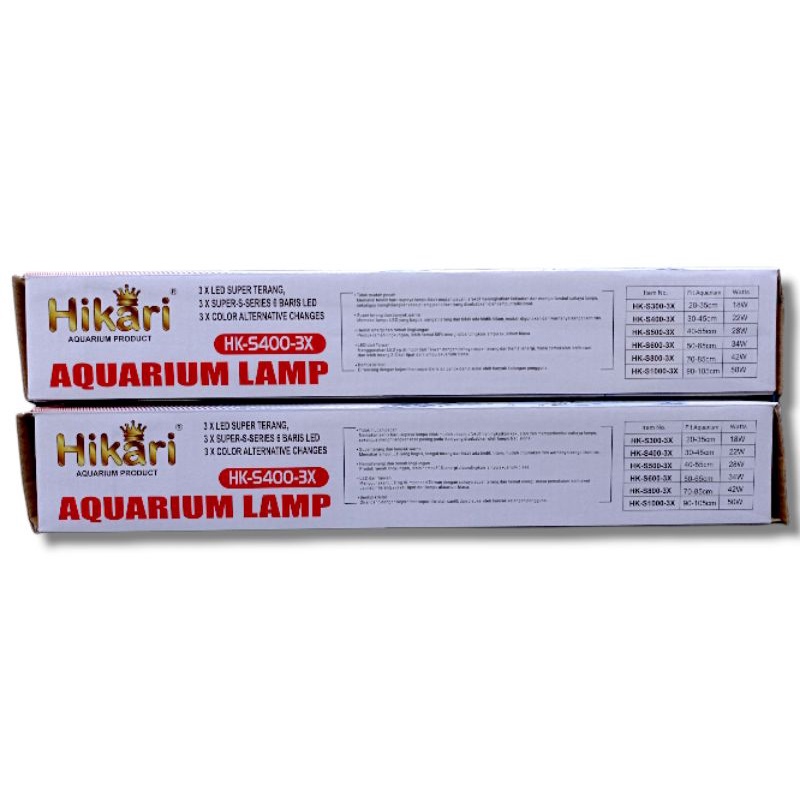 PROMO MURAH Lampu Aquarium LED HIKARI HK S400 3X