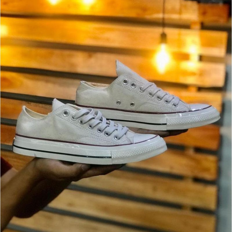 Terbaik SepatuConverse_allstar pendek putih+bok converse