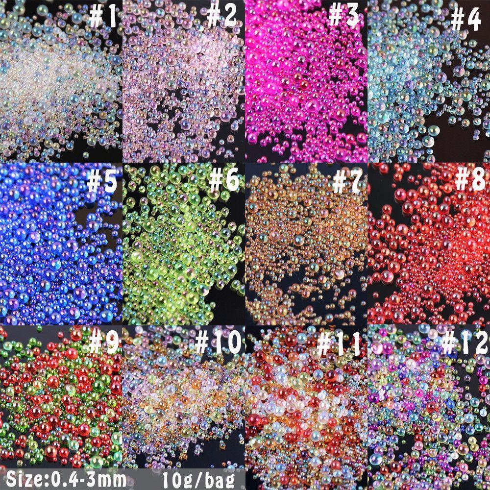 R-flower Bubble Beads Hot Resin Epoxy Filler Resin Kerajinan Nail Art Membuat Perhiasan