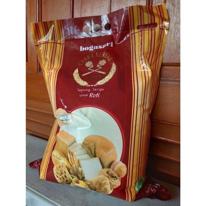

BISA COD Tepung Cakra Kembar Emas Roti 5Kg