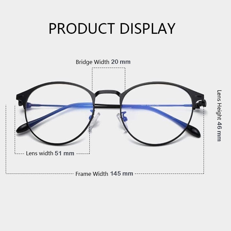 [PROMO] Kacamata Photocromic Korea / Lensa Photochromic Blue Ray Radiasi Korea Wanita 2 In 1 Kacamata lensa potokromik anti radiasi Sunglasses Unisex kacamata bingkai Titanium perubahan warna fotocromic New