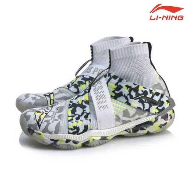 Sepatu Badminton Lining Ranger 4 AYAP015-5 White Size 45 Original