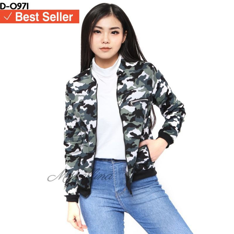 BOMBER PRIA WANITA STYLE MODERN HITS / Monellina Fashion Jaket Bomber Army Murah Wanita Kekinian