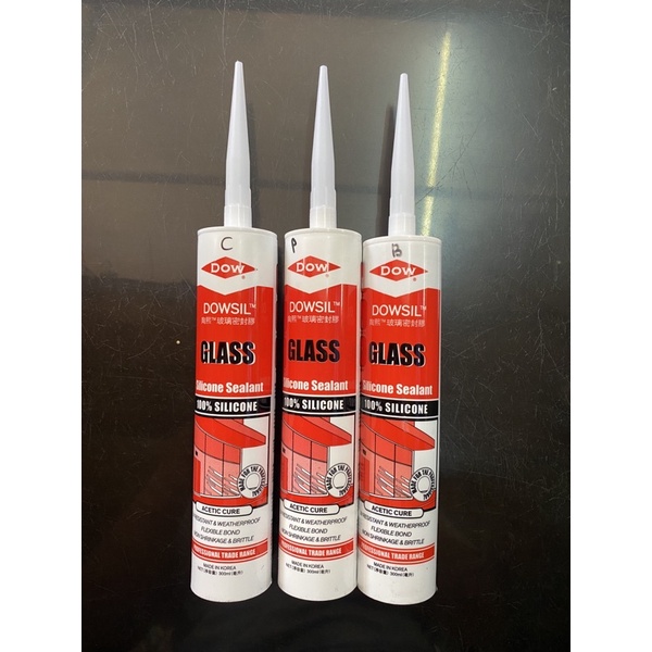 Lem Sealant Dowsil / Lem Kaca/ Lem Dowsil Acid 300ml