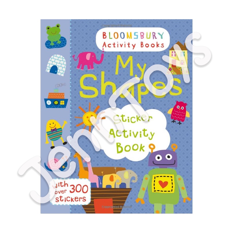 JennToys - Buku anak Buku stiker Usborne Sticker Book Buku Board Book Anak