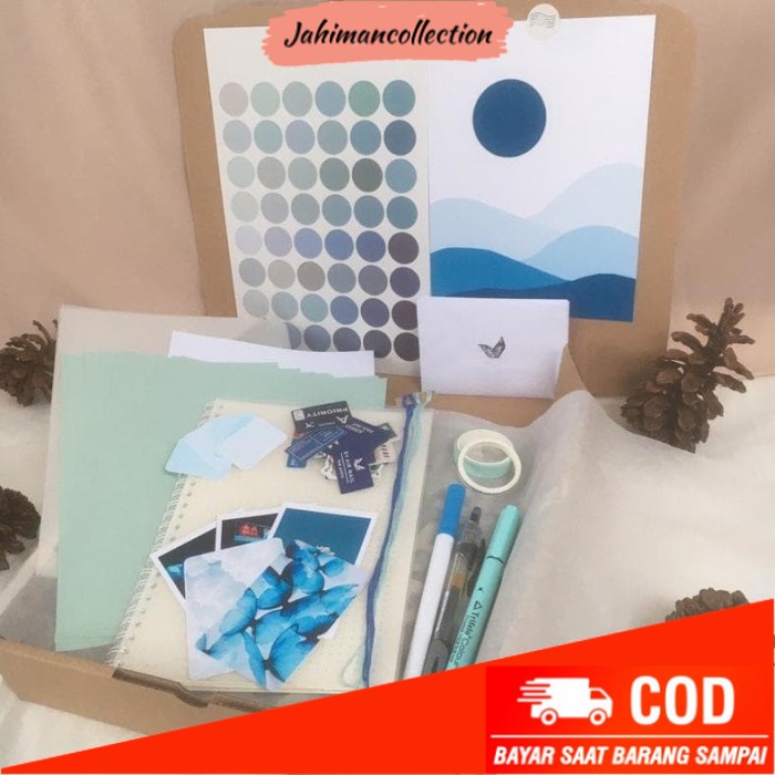 

✨ BISA COD ✨ Baru bullet journal kit / bujo kit / scrapbook set