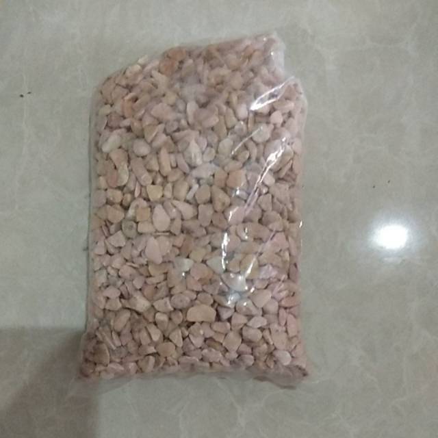 Batu koral kecil/batu kerikil kecil merah/batu aquascape / dekorasi aquarium