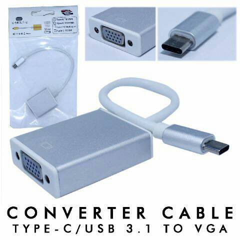 Converter Kabel  USB Type C To VGA