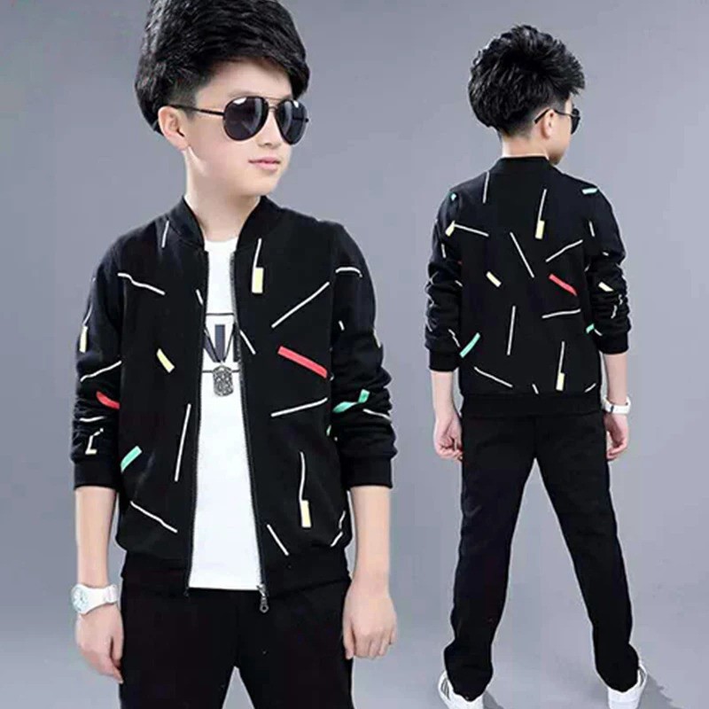 Amspro jaket anak laki-laki jaket anak jaket Raven fashion anak