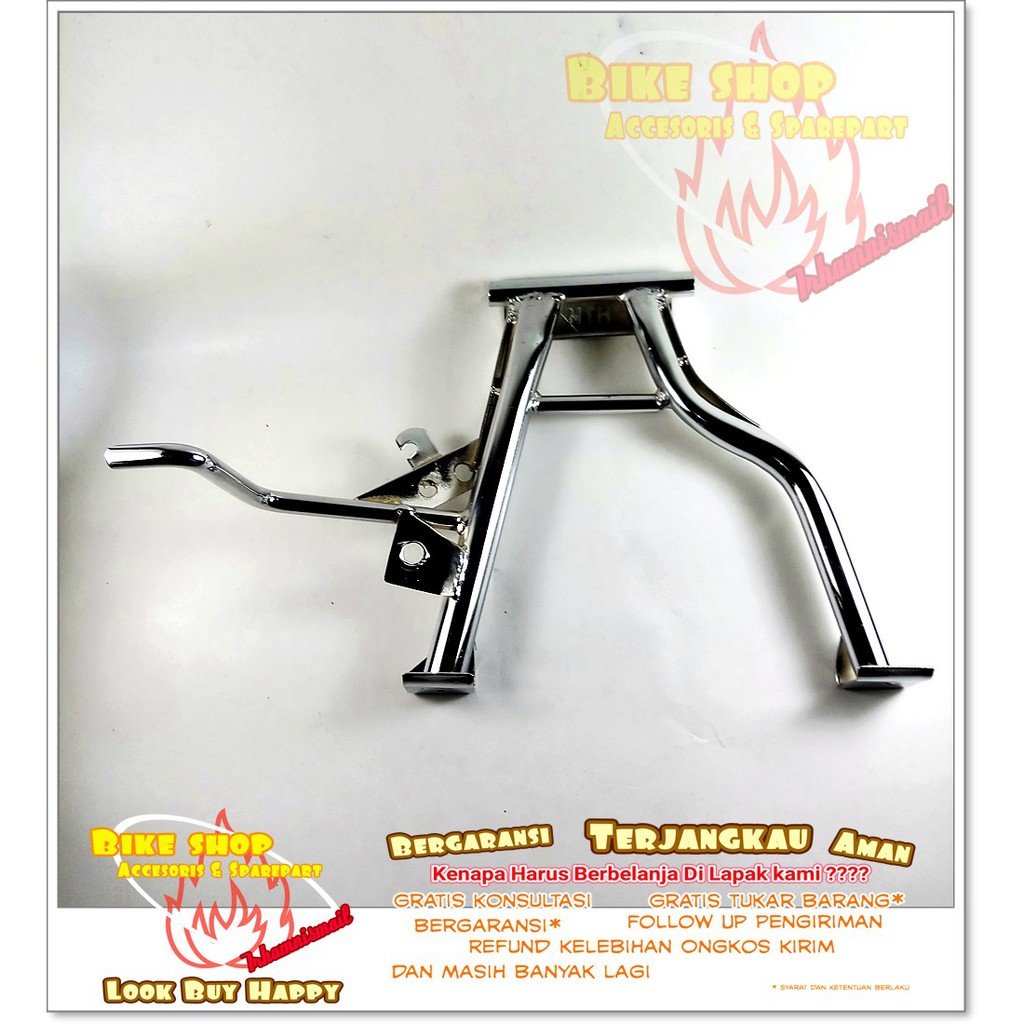 Standar Tengah 2 Honda Beat FI Scoopy FI Chrome standar dua Motor