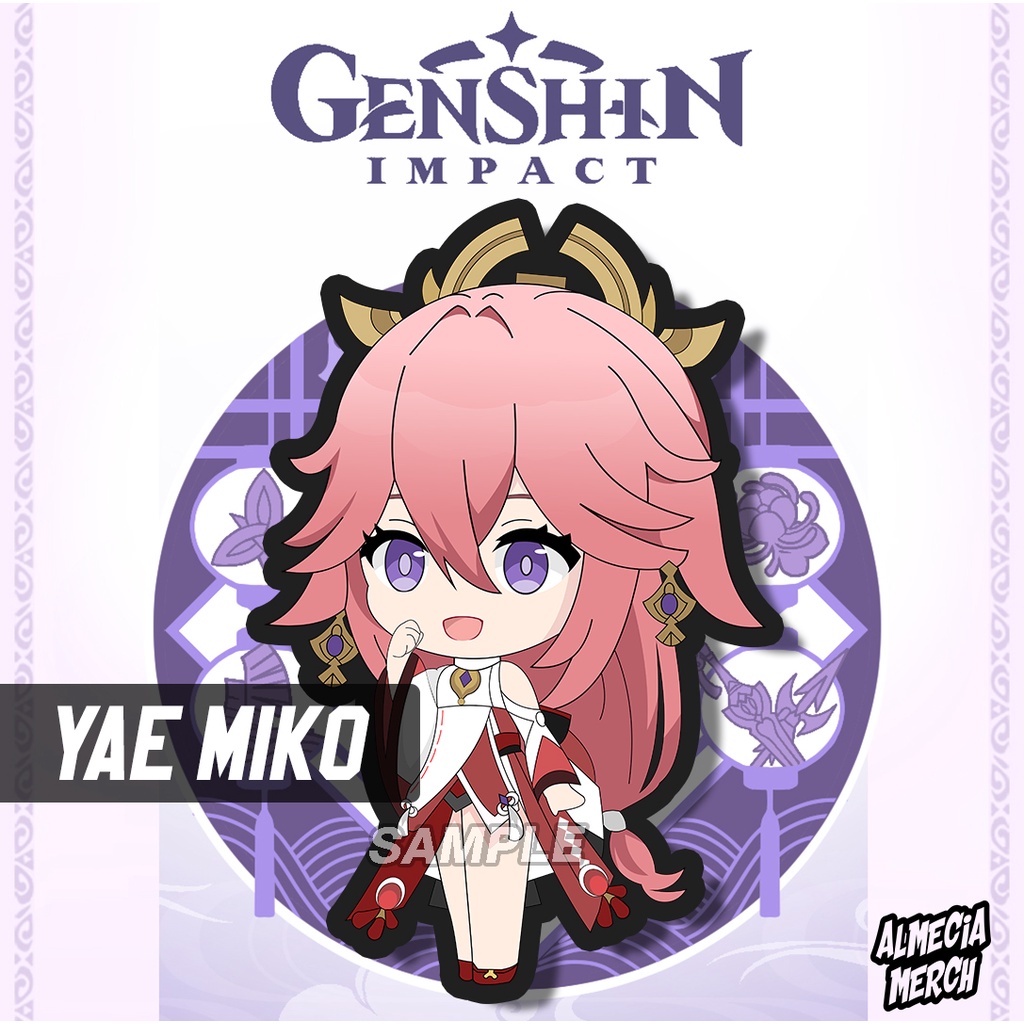 Gantungan Kunci Yae Miko Genshin Impact / Keychain Yae Miko Genshin Impact / Yae Miko