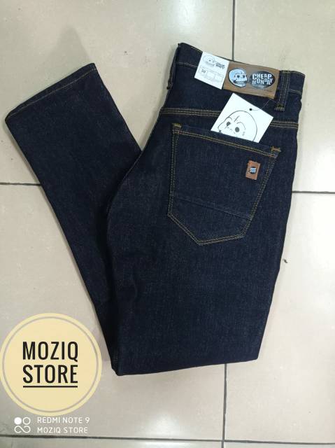 Celana pensil denim pria