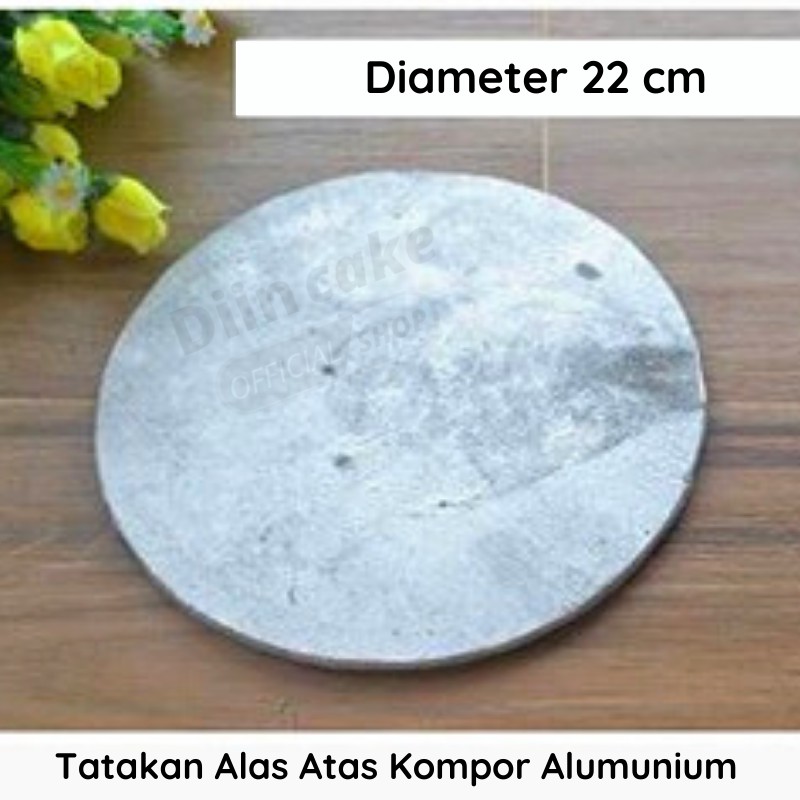 Alas Tatakan Atas Kompor Aluminium Ukuran 22 cm Anti Karat Serbaguna Untuk Pengorengan