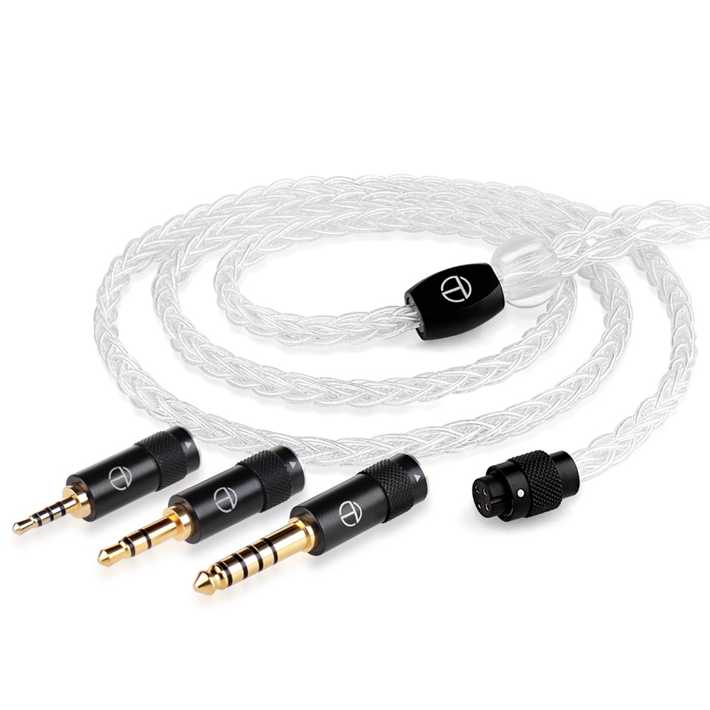 Trn T3 PRO 8 Core Kabel Earphone Perak Murni 2.5 / 3.5 / 4.4MM Dengan Konektor MMCX / 2PIN