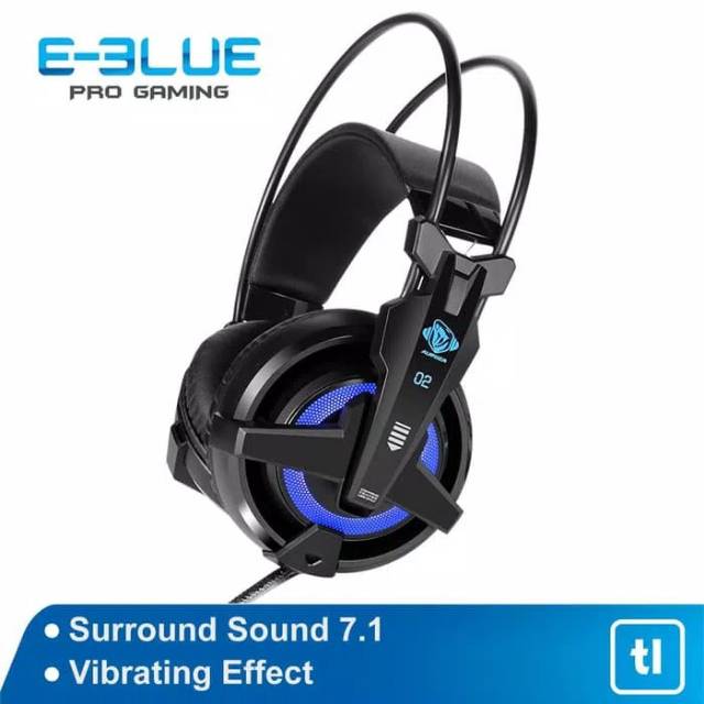 Headphone Game E-Blue Auroza FPS Gaming Headset EHS950 surround vibrating effect Original