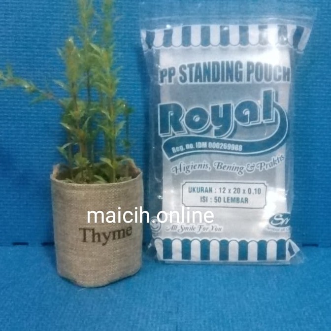 Plastik Standing Pouch Uk. 12x20 isi 50Lbr