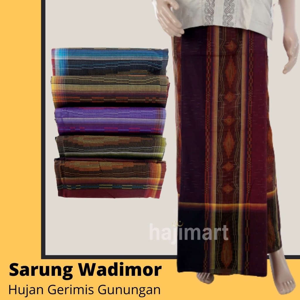 SARUNG WADIMOR HUJAN GERIMIS GUNUNGAN/ SARUNG DEWASA