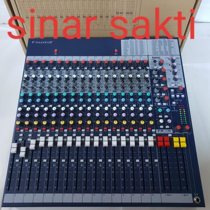 Mixer Soundcraft Fx16Ii/Fx 16Ii ( 16 Channel ) Termurah
