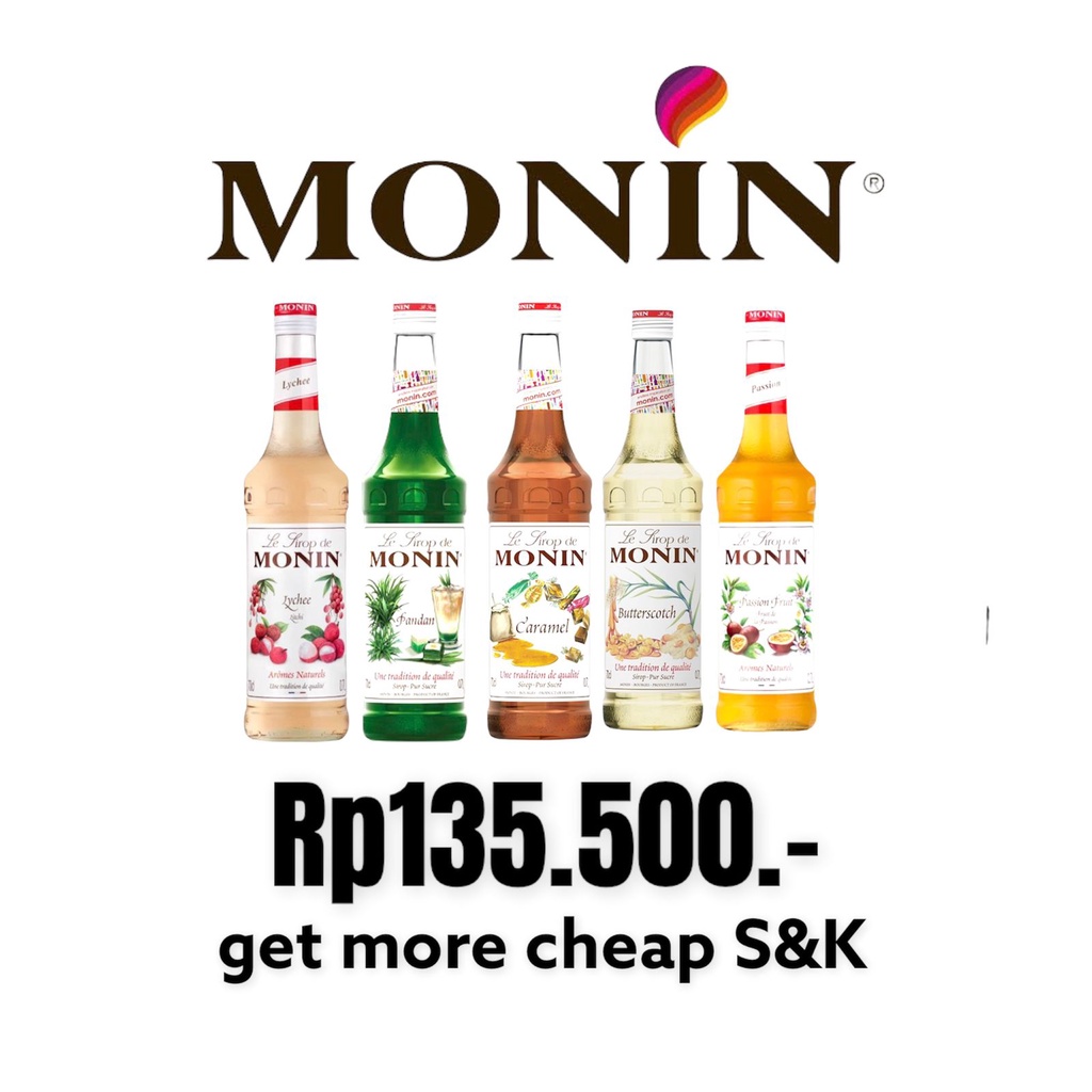 

Syrup Monin Roasted Hazelnut 70cl-700ml