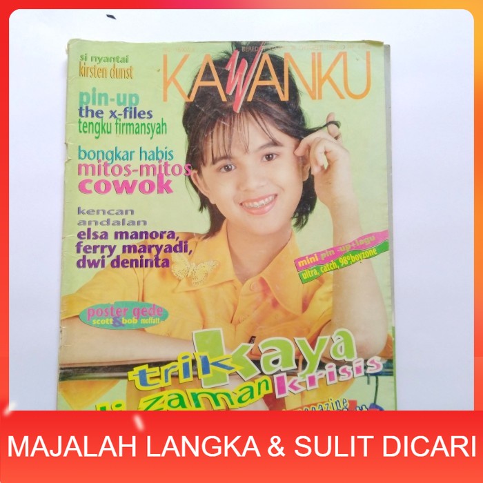 Majalah KAWANKU No.16 Okt 1998 Cover NYCTA GINA Langka