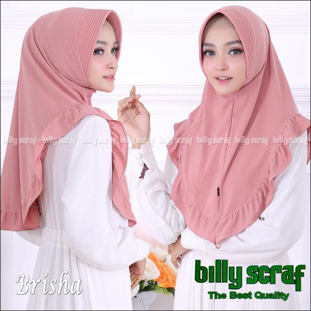 Hijab Instan Brisha Polos Ory Billy