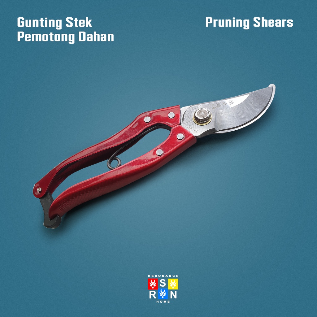 Gunting Dahan Ranting Stainless Steel Tajam / Garden Shears Resonance Home