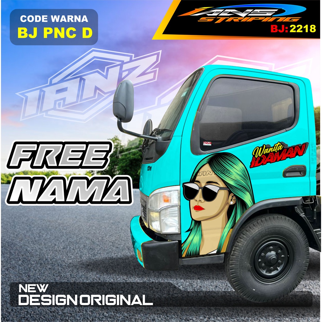 VARIASI STICKER PINTU TRUK FUSO RAGASA / DECAL PINTU DUMTRUK  / STIKER MOBIL TRUK / STIKER PINTU TRUK KEREN