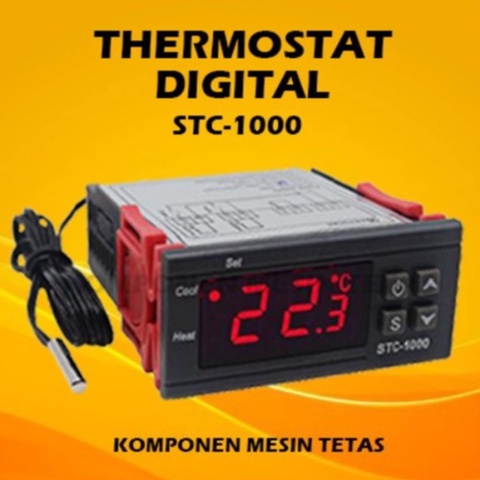 Thermostat Termostat Digital STC-1000 Mesin Tetas Telur Full Otomatis Penetas