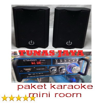 PAKET KARAOKE MINI ROOM COCOK UNTUK CAFE RESTAURANT DAN MEETING ROOM BLETOOTH ORIGINAL