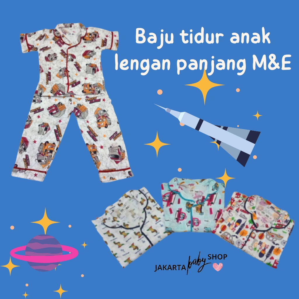 BAJU TIDUR ANAK LENGAN PENDEK SNI M&amp;E 741710