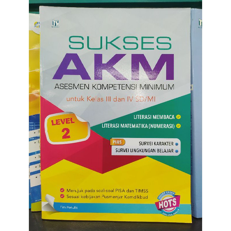 SUKSES AKM KELAS 2 DAN 3 SD/MI LEVEL 2 ORIGINAL TIGA SERANGKAI