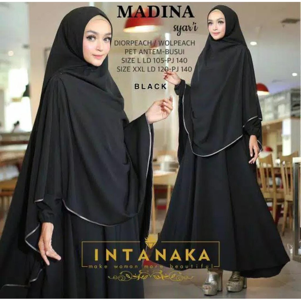 Gamis Jumbo Syar'i Muslimah set khimar 2021